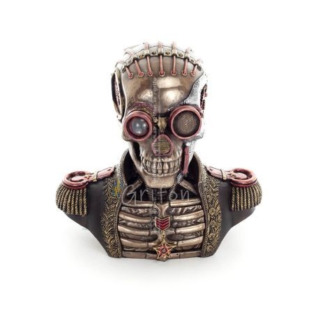 Skeleton 19x19cm Jewelry box, Jewelery box, case like a box for storage, Veronese Bronze Electrolysis Full Body Statue Veronese