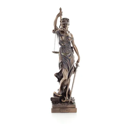 Themis: Titan of Moral Order and Etiquette 50 cm Veronese Brons Electrolysis Helkroppsstaty, antikens Grekland Veronese 1 - grif