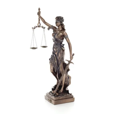 Themis: Titan of Moral Order and Etiquette 50 cm Veronese Brons Electrolysis Helkroppsstaty, antikens Grekland Veronese 2 - grif