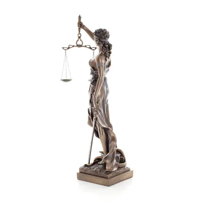 Themis: Titan of Moral Order and Etiquette 50 cm Veronese Brons Electrolysis Helkroppsstaty, antikens Grekland Veronese 3 - grif