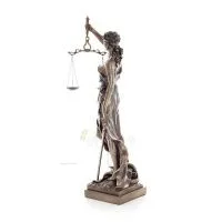 Themis: Titan of Moral Order and Etiquette 50 cm Veronese Brons Electrolysis Helkroppsstaty, antikens Grekland Veronese 3 - grif