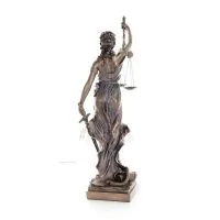 Themis: Titan of Moral Order and Etiquette 50 cm Veronese Brons Electrolysis Helkroppsstaty, antikens Grekland Veronese 4 - grif