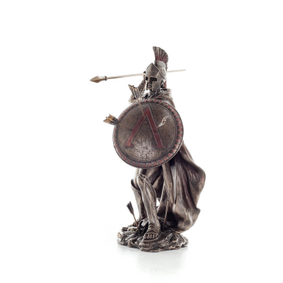 Leonidas: The King of Sparta with Arrows 25cm Full Length Veronese Bronze Electrolytic Statue, Ancient Greece Veronese 2 - grifo