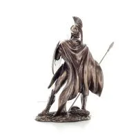 Leonidas: Kungen av Sparta med spjut 27 cm full längd Veronese brons elektrolytisk staty, antikens Grekland Veronese 3 - grifon.
