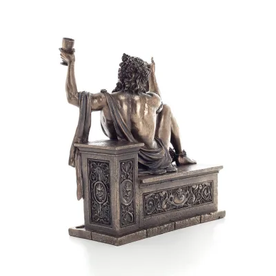 Dionysus: The god of wine and revelry. 21x25cm Veronese Bronze Electrolysis Full Body Statue, Ancient Greece Veronese 3 - grifon