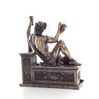 Dionysus: The god of wine and revelry. 21x25cm Veronese Bronze Electrolysis Full Body Statue, Ancient Greece Veronese 4 - grifon