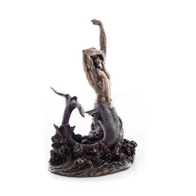 Mermaid: The Most Beautiful Demon, 20 cm Veronese Bronze Electrolysis Helkroppsstaty Veronese 5 - grifon.se 