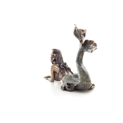 SjÃ¶jungfru: Den vackraste demonen, lutande liggande 19,5x29 cm Veronese brons galvaniserad helkroppsstaty Veronese 2 - grifon.se