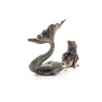 SjÃ¶jungfru: Den vackraste demonen, lutande liggande 19,5x29 cm Veronese brons galvaniserad helkroppsstaty Veronese 3 - grifon.se