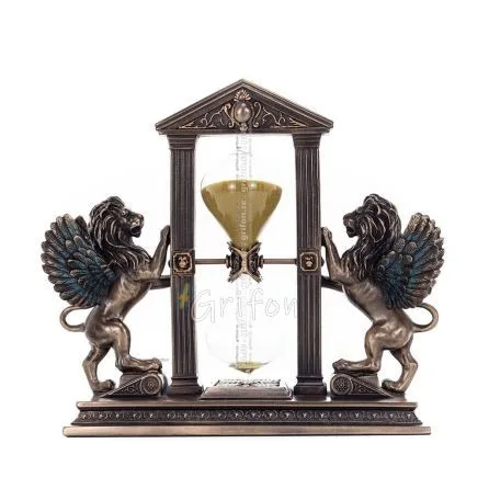 Lejon: symbol för en linjals dygder, Timglas 21x18cm Veronese Brons Electrolysis Helkroppsstaty Veronese 1 - grifon.se 