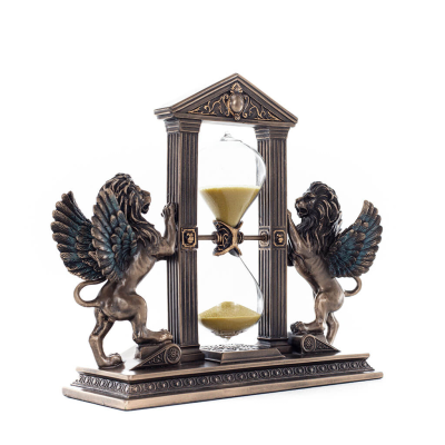 Lejon: symbol för en linjals dygder, Timglas 21x18cm Veronese Brons Electrolysis Helkroppsstaty Veronese 6 - grifon.se 