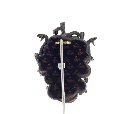 Medusa: The Wild-Eyed Mermaid in a Mask VÃ¤ggmonterad 37 cm Veronese brons elektrolytisk staty i full lÃ¤ngd, antikens Grekland Ve