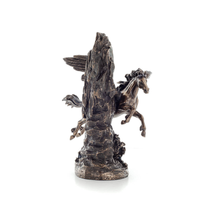 Pegasus: Born of Blood, Followed the Muses and Zeus 35cm Veronese Bronze Electrolysis Full Body Statue, Ancient Greece Veronese 