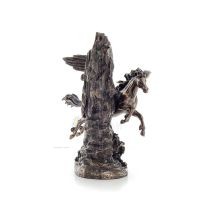 Pegasus: Born of Blood, Followed the Muses and Zeus 35cm Veronese Bronze Electrolysis Full Body Statue, Ancient Greece Veronese 