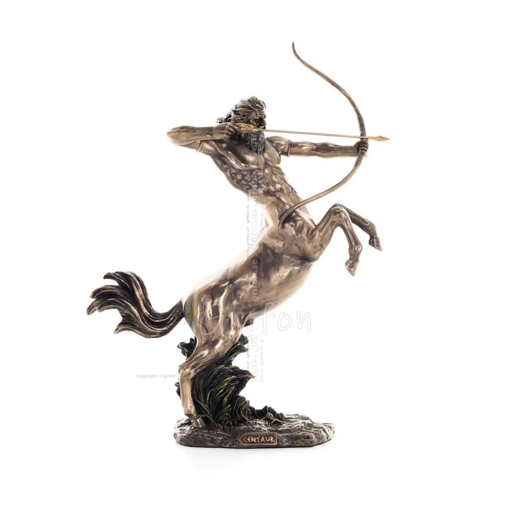 Centaur, Greek Mythological Creature 37cm Full Length Veronese Bronze Electrolysis Statue, Ancient Greece Veronese 1 - grifon.se