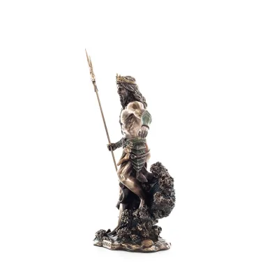 Poseidon: God of the Sea, Earthquakes, Earth, Storms and Words 50cm Veronese Bronze Electroplating Full Body Statue Veronese 2 -