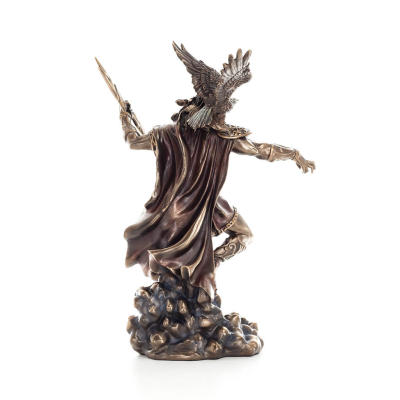 Zeus or Zeus: The God of Heaven, Lightning, Law, Thunder, 50cm with Veronese Bronze Electrolysis, Ancient Greece Veronese 4 - gr