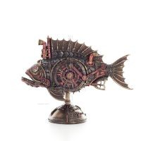 Steampunk Fish 31x24cm Veronese Brons Electrolysis Helkroppsstaty Veronese 1 - grifon.se 