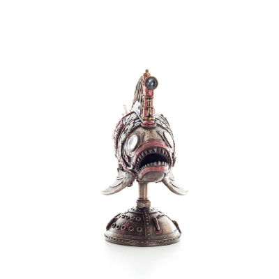 Steampunk Fish 31x24cm Veronese Bronze Electrolysis Full Body Statue Veronese 5 - grifon.se 