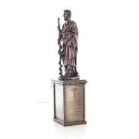 Hippocrates: The Father of Modern Medicine, with Oath on Base 41cm Veronese Bronze Electrolysis Full Body Statue Veronese 2 - gr