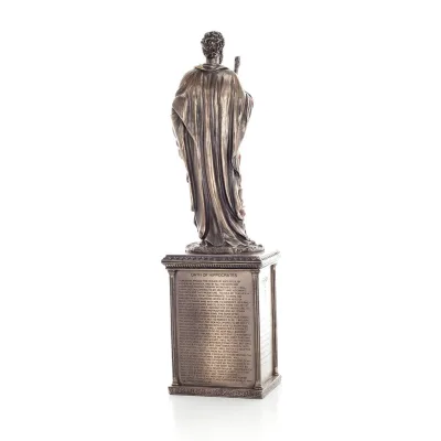 Hippocrates: The Father of Modern Medicine, with Oath on Base 41cm Veronese Bronze Electrolysis Full Body Statue Veronese 4 - gr