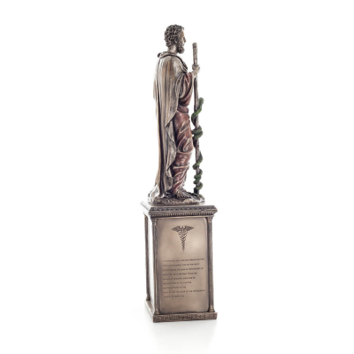 Hippocrates: The Father of Modern Medicine, with Oath on Base 41cm Veronese Bronze Electrolysis Full Body Statue Veronese 5 - gr