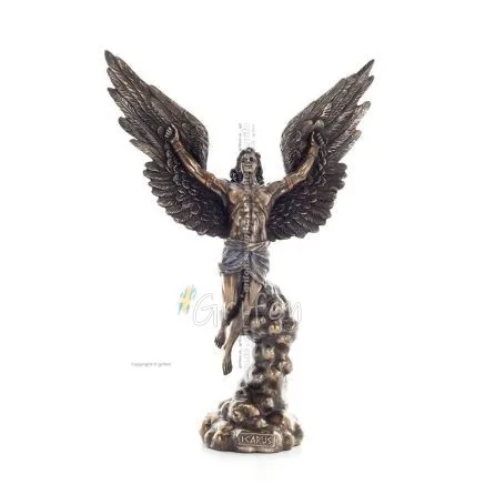 Icarus: The Young Man Who Flew Near the Sun, 37 cm Veronese elektrolytisk bronsstaty Veronese 1 - grifon.se 