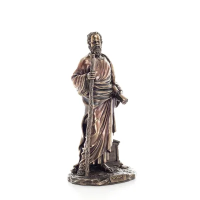 Socrates: Philosopher, considered the founder of Western philosophy 30cm Veronese Bronze Electrolysis Full Body Statue Veronese 