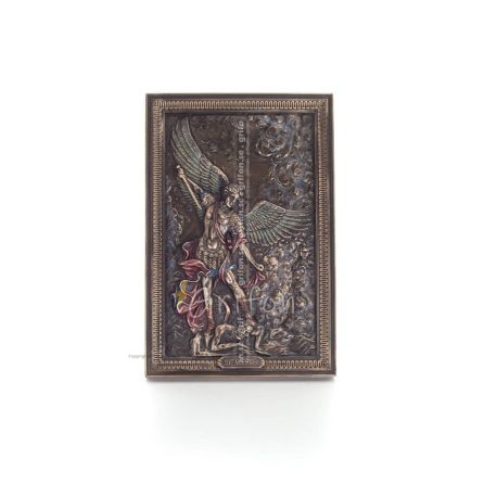 Ãrkeängel Michael Icon 23,5x15,5cm Veronese bronselektrolys, religiös - Andlig kristen Veronese 1 - grifon.se
