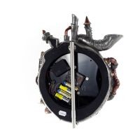 Wall clock steampunk exhausts 36x29cm Veronese bronze electrolysis, Modern Decorative Veronese 4 - grifon.se 