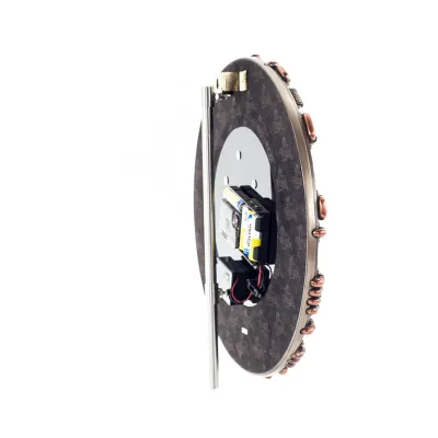 Steampunk Round Gear Clock 30x28.5cm Veronese Bronze Electrolysis, Modern Decorative Veronese 5 - grifon.se 