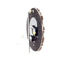 Steampunk Round Gear Clock 30x28.5cm Veronese Bronze Electrolysis, Modern Decorative Veronese 5 - grifon.se 