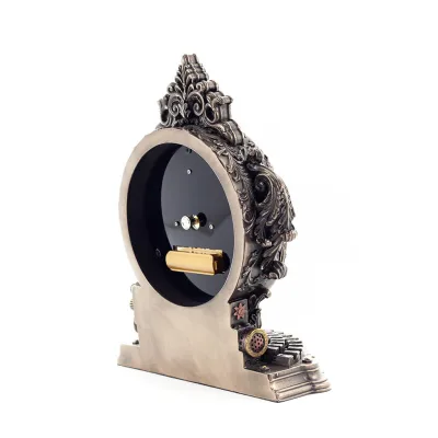 Steampunk Typewriter Desk Clock 23.5x18.5cm Veronese Bronze Electrolysis, Modern Decorative Veronese 5 - grifon.se 