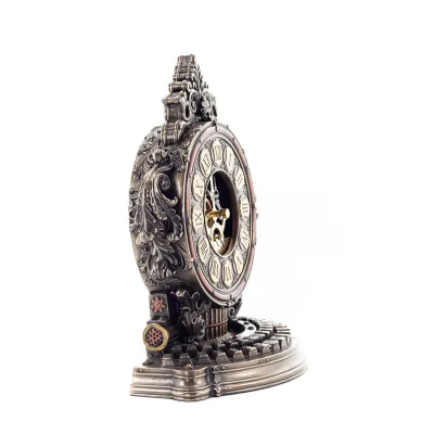 Steampunk Typewriter Desk Clock 23.5x18.5cm Veronese Bronze Electrolysis, Modern Decorative Veronese 6 - grifon.se 