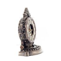 Steampunk Skrivmaskin Skrivbordsklocka 23,5x18,5cm Veronese Brons Elektrolys, Modernt dekorativt Veronese 6 - grifon.se 