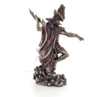 Zeus or Zeus: God of Sky, Lightning, Law, Thunder, Order with Lightning Bolt 23cm Veronese Bronze Electroplating Statues Verones