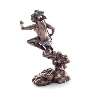 Mercury: The Messenger of the Gods, 22 cm Veronese Bronze Electrolysis Helkroppsstaty, antikens Grekland Veronese 3 - grifon.se 