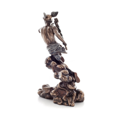 Mercury: The Messenger of the Gods, 22 cm Veronese Bronze Electrolysis Helkroppsstaty, antikens Grekland Veronese 4 - grifon.se 