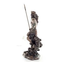 Poseidon: God of the Sea, Earthquakes, Earth, Storms and Reasons 20cm Veronese Bronze Electroplating Full Body Statue Veronese 2