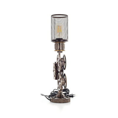 Steampunk bordslampa 46,5x31cm med Veronese Bronze Elektrolys Veronese 4 - grifon.se 