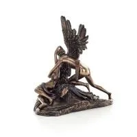 Cupid and the Psyche: Overcoming Obstacles to Love 19.6x18cm Full Body Electrolytic Bronze Veronese Statue, Ancient Greece Veron