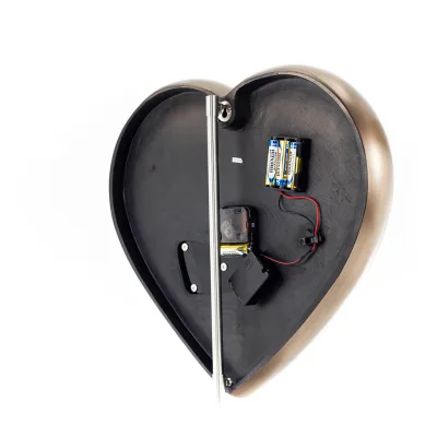 Steampunk Heart Gears Wall Clock 40x36.5cm Veronese Bronze Electrolysis, Modern Decorative Veronese 5 - grifon.se 
