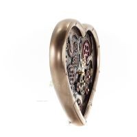 Steampunk Heart Gears VÃ¤ggklocka 40x36,5 cm Veronese Bronze Elektrolys, Modernt Dekorativt Veronese 6 - grifon.se 