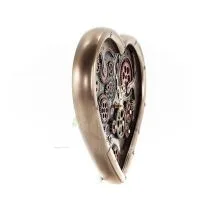 Steampunk Heart Gears Väggklocka 40x36,5 cm Veronese Bronze Elektrolys, Modernt Dekorativt Veronese 6 - grifon.se 