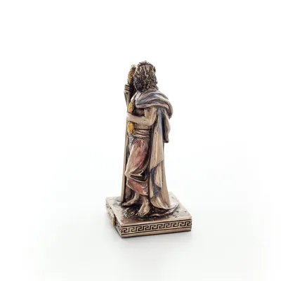 Zeus or Zeus: God of Sky, Lightning, Law, Thunder, Order, 8.5cm Veronese Electrolytic Bronze Full Body Statue Veronese 2 - grifo