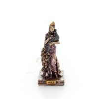 Hera: wife of Zeus, daughter of Cronus and Rhea. Goddess of Marriage 8.5cm Veronese Bronze Electrolysis Full Body Statue Verones