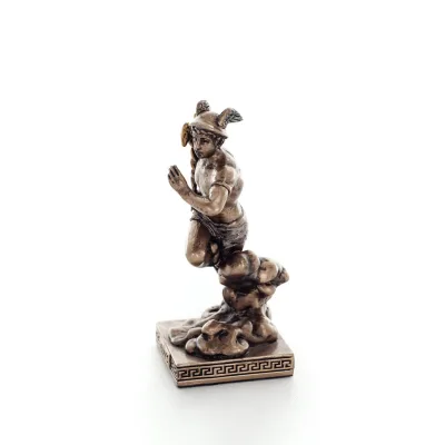 Mercury: The Messenger of the Gods, 8.7cm Veronese Bronze Electroplating Full Body Statue, Ancient Greece Veronese 2 - grifon.se