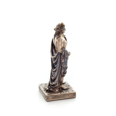 Apollo or Apollon, the god of music, light, protector of the arts 9cm Full-body statue with Electrolysis bronze Veronese Verones