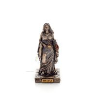 Hearth: The Goddess of the Hearth, Domestic Life and Family, 8.5cm Veronese Electrolytic Bronze Full Body Statue Veronese 1 - gr