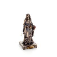 Hearth: The Goddess of the Hearth, Domestic Life and Family, 8.5cm Veronese Electrolytic Bronze Full Body Statue Veronese 5 - gr